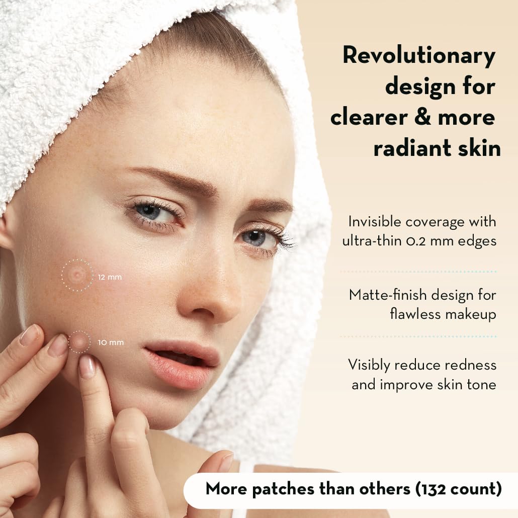LE GUSHE K-BEAUTY Pimple Patches for Face (132 dots) & Under Eye Patches (30 Pairs)