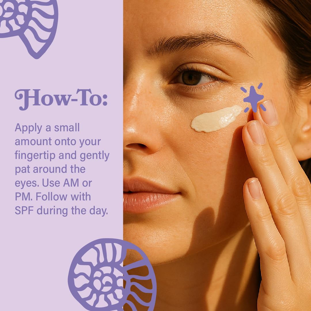 LE GUSHE Retinal Under Eye Cream - Anti Aging Retinol Eye Cream for Dark Circles and Fine Lines