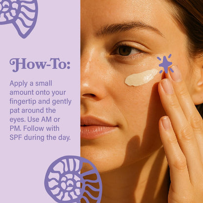 LE GUSHE Retinal Under Eye Cream - Anti Aging Retinol Eye Cream for Dark Circles and Fine Lines