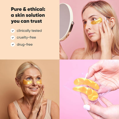 LE GUSHE K-BEAUTY Pimple Patches for Face (132 dots) & Under Eye Patches (30 Pairs)